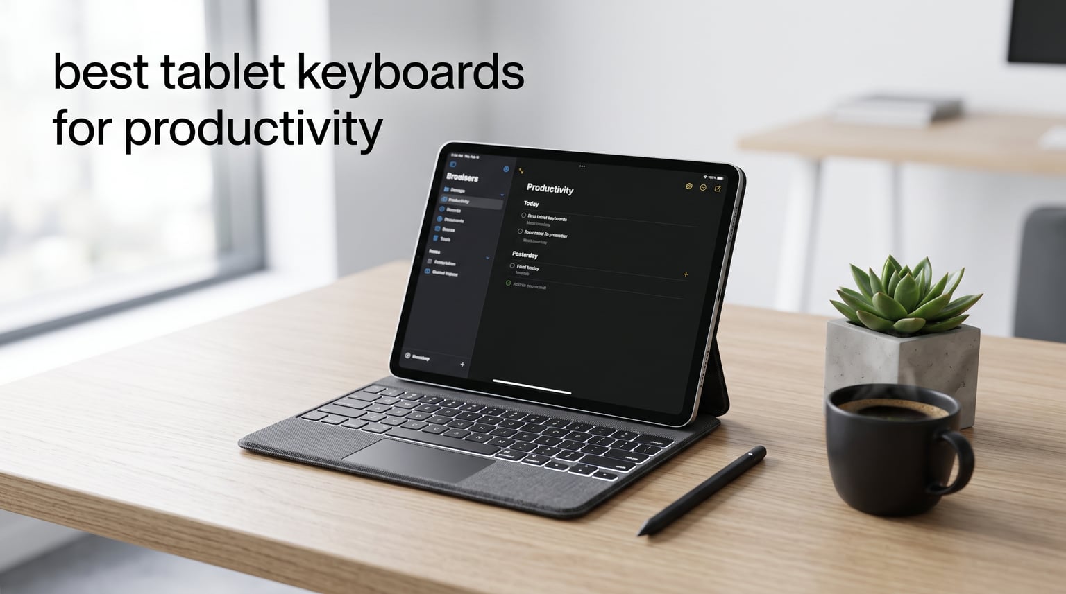 best tablet keyboards for productivity