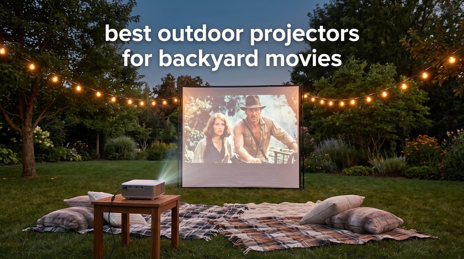 best outdoor projectors for backyard movies