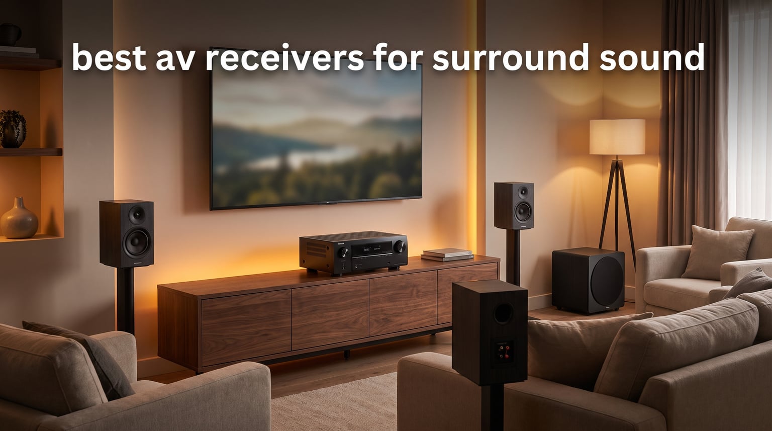 best av receivers for surround sound