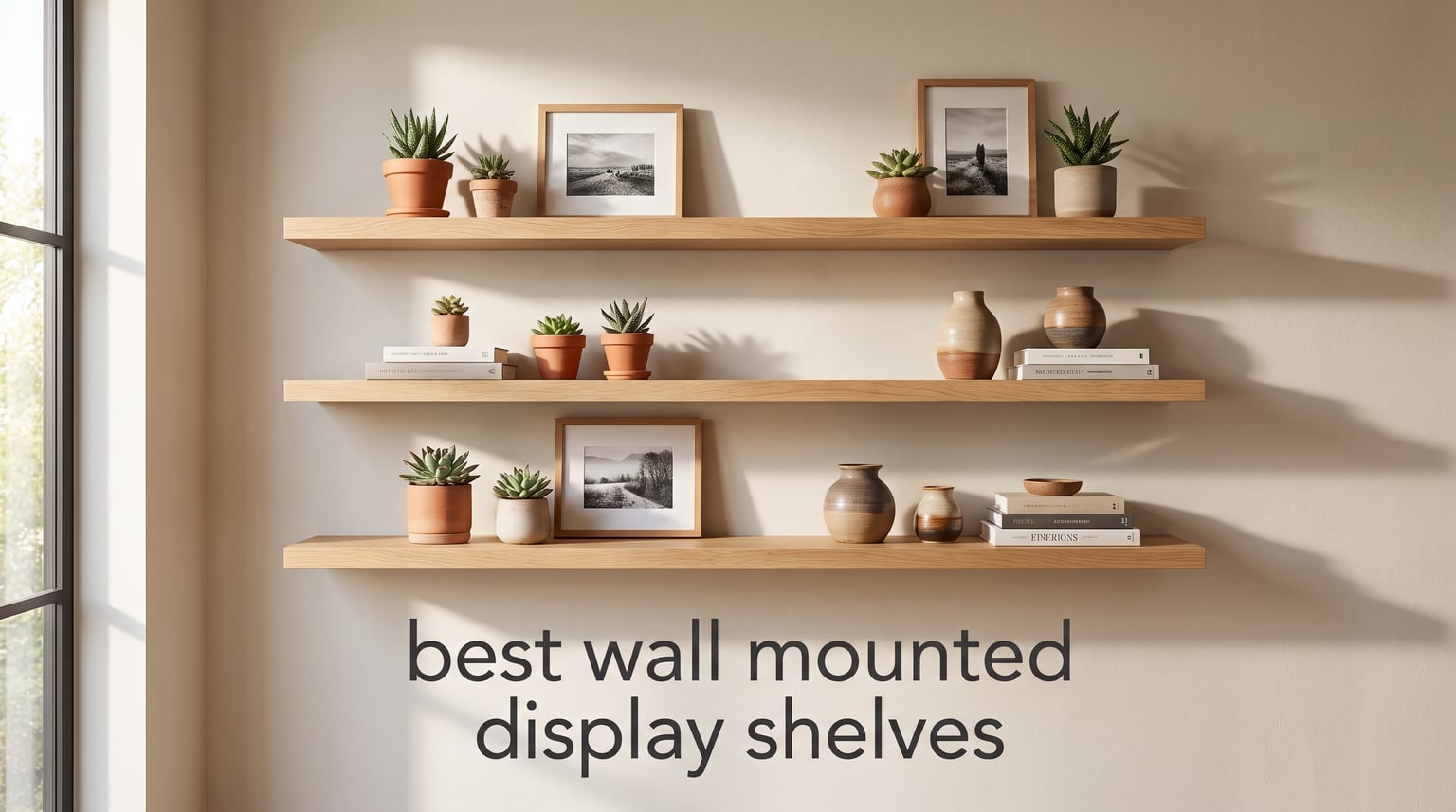 best wall mounted display shelves