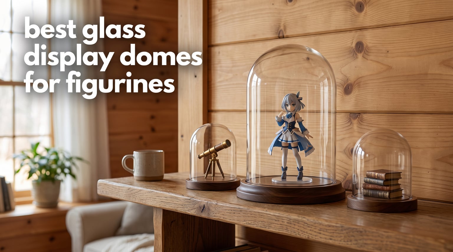 best glass display domes for figurines