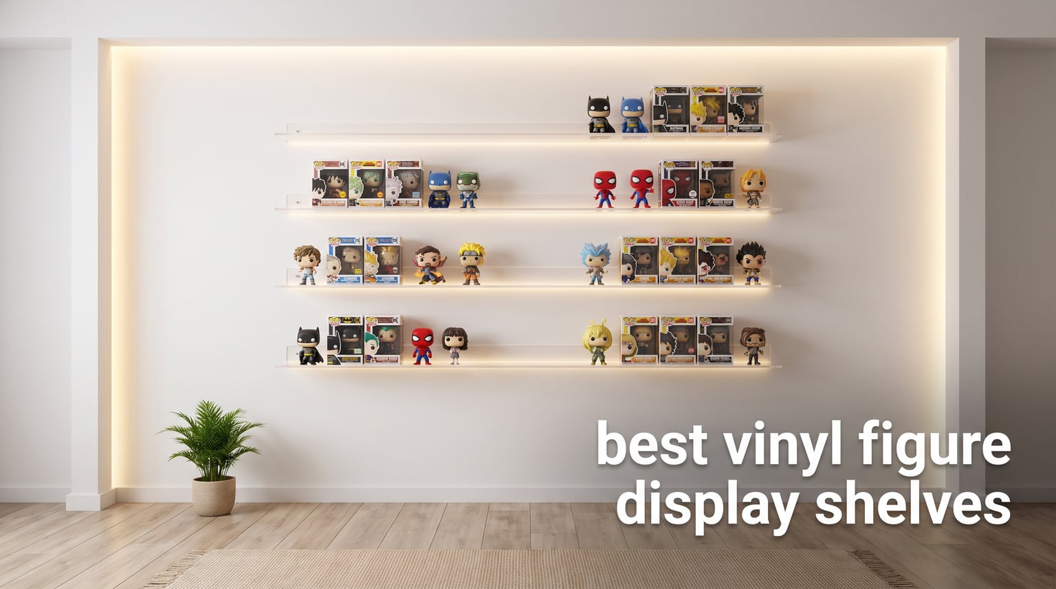 best vinyl figure display shelves
