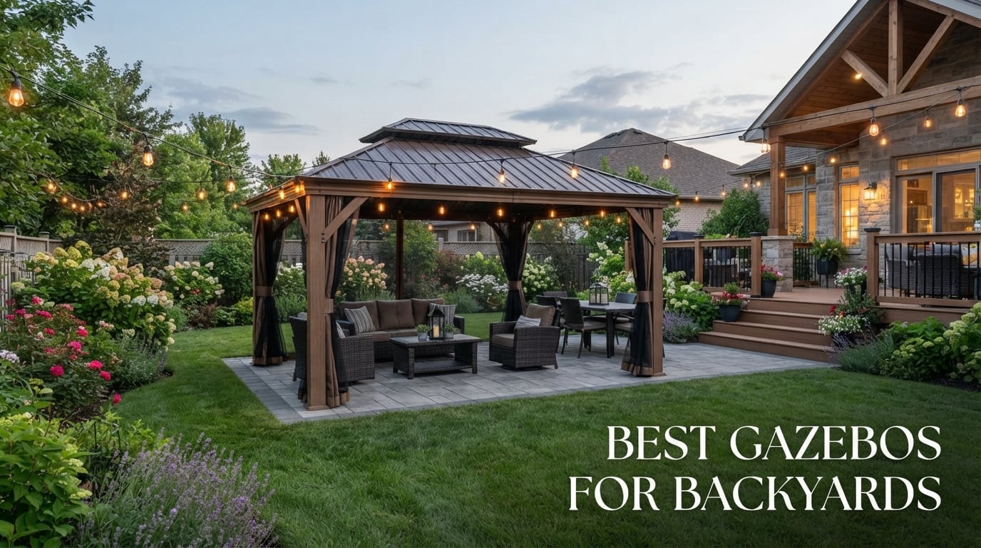 best gazebos for backyards