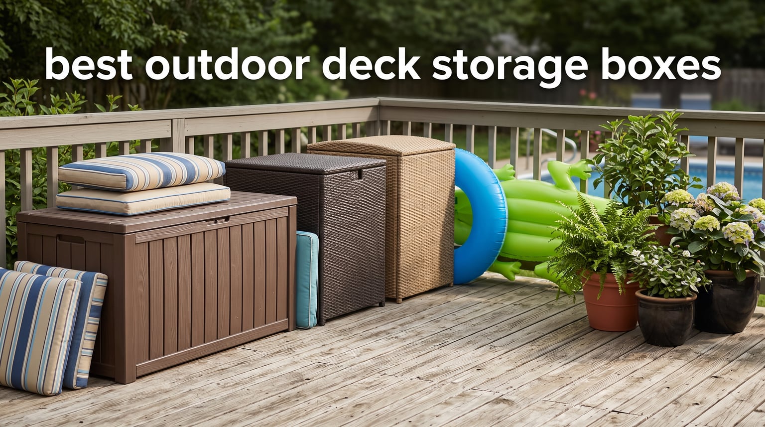 best outdoor deck storage boxes