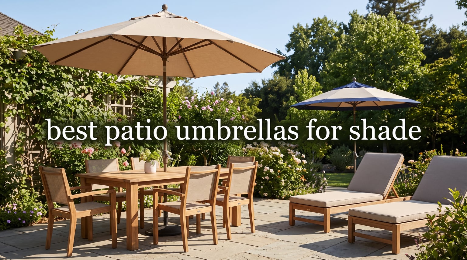 best patio umbrellas for shade