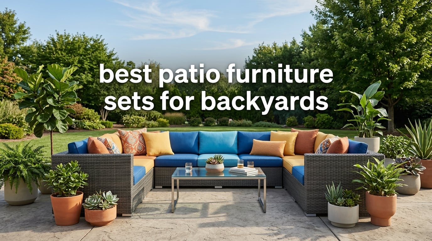 best patio furniture sets for backyards