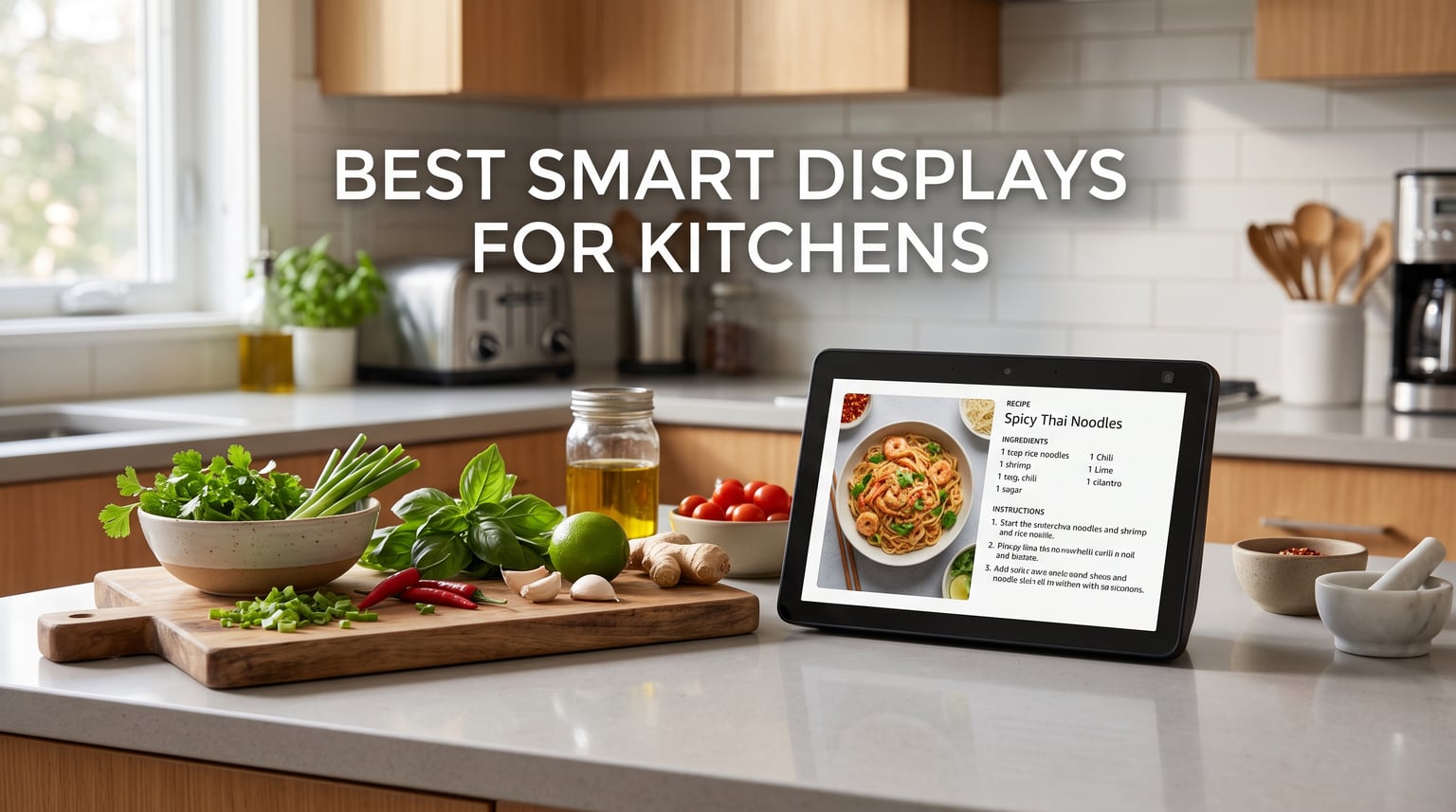 best smart displays for kitchens