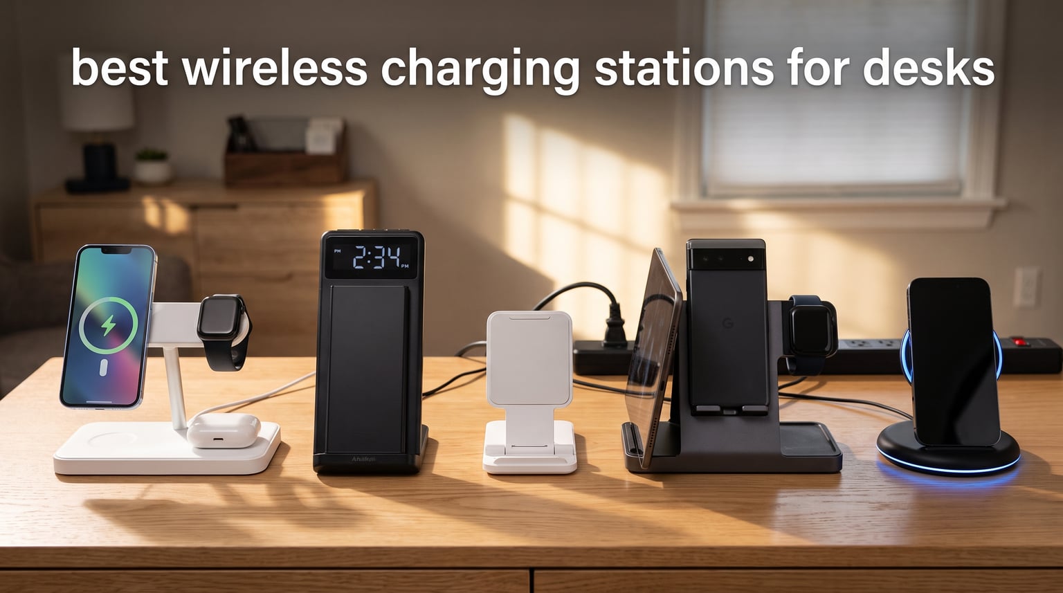 best wireless charging stations for desks