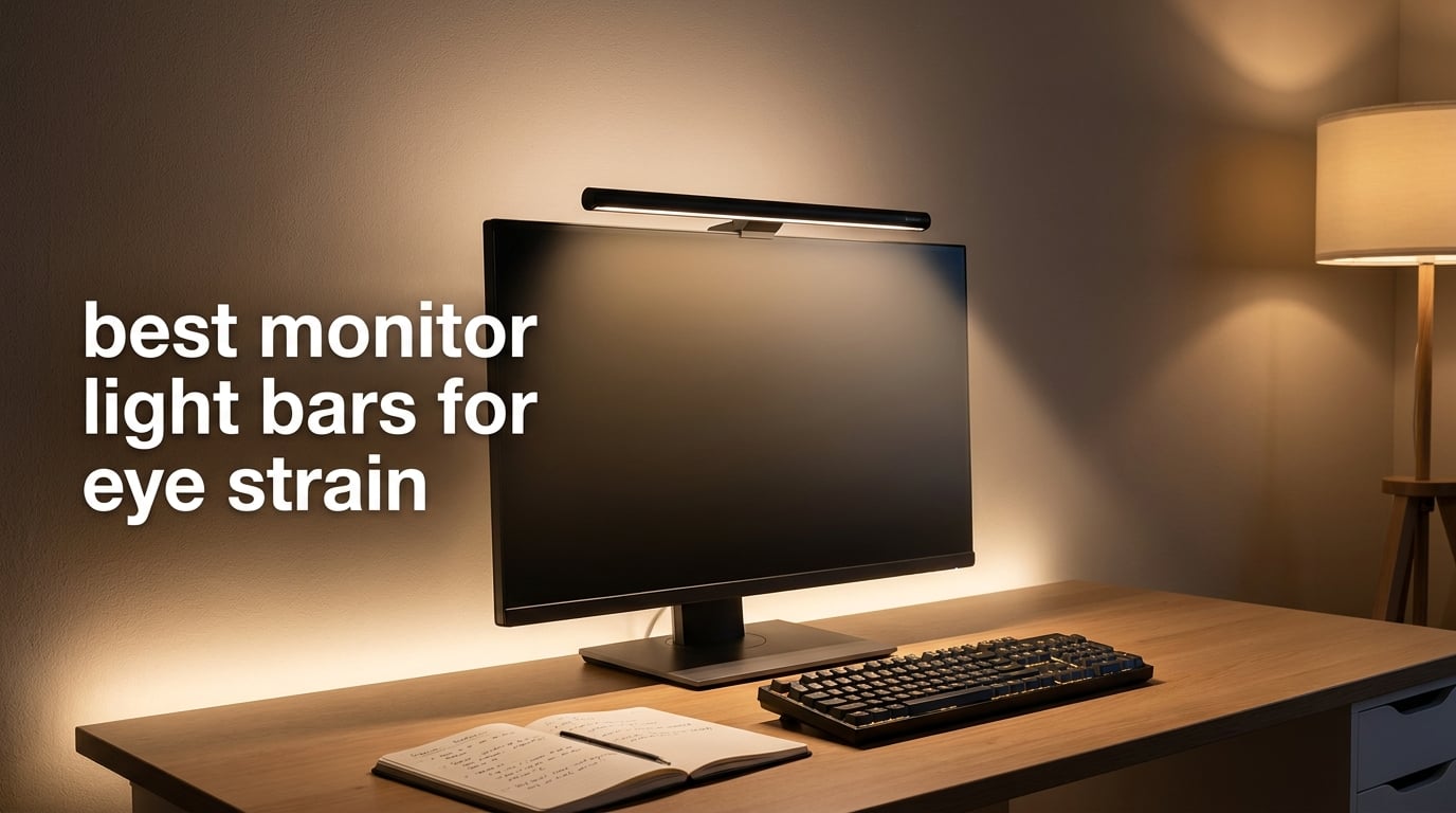best monitor light bars for eye strain