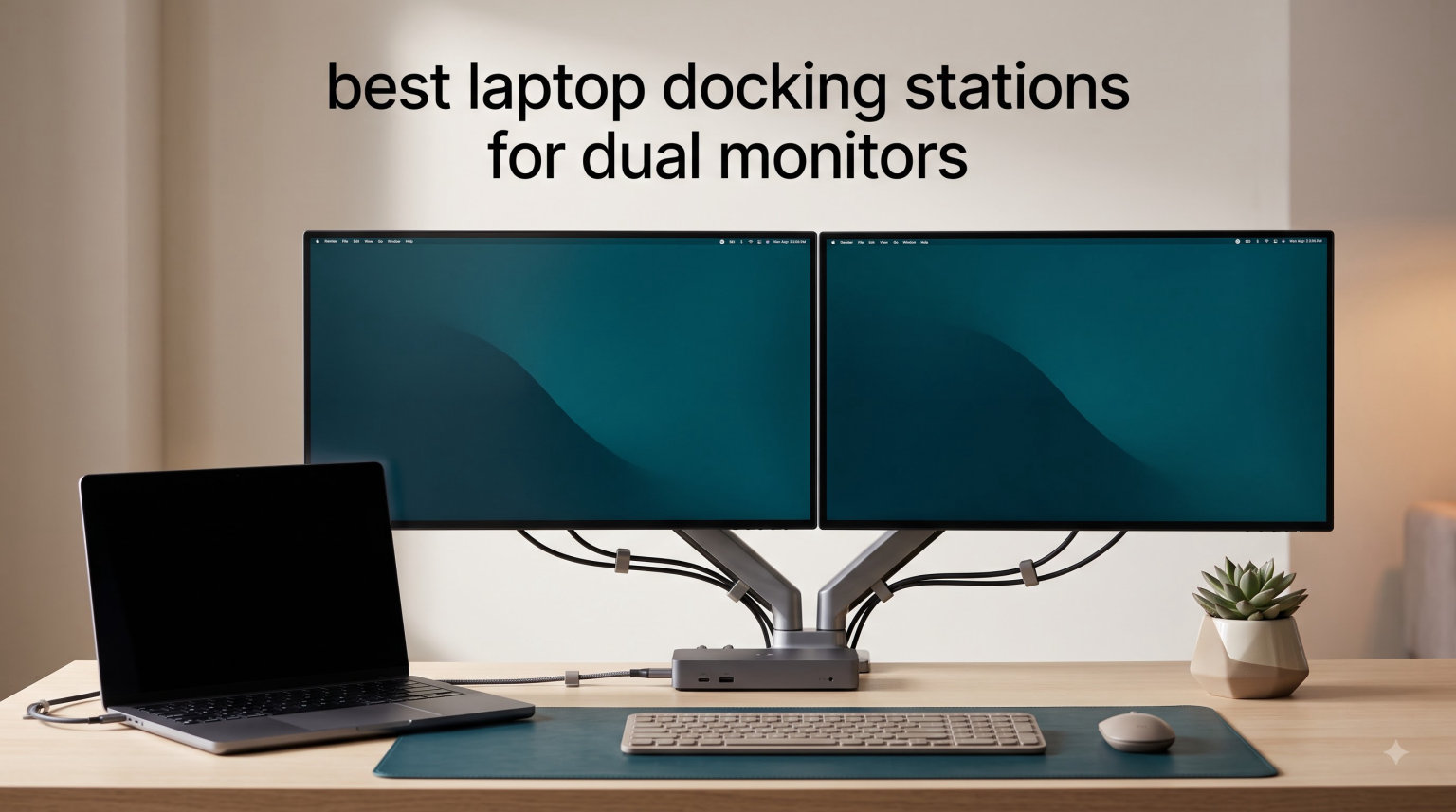 best laptop docking stations for dual monitors