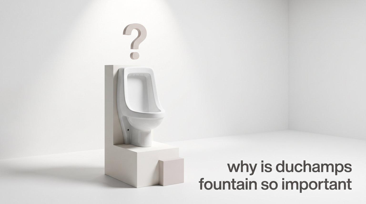 why is duchamps fountain so important