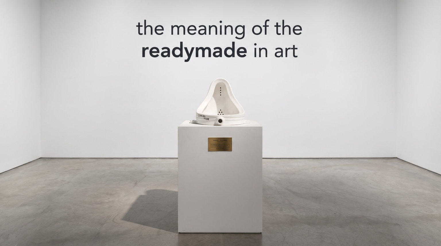 the meaning of the readymade in art
