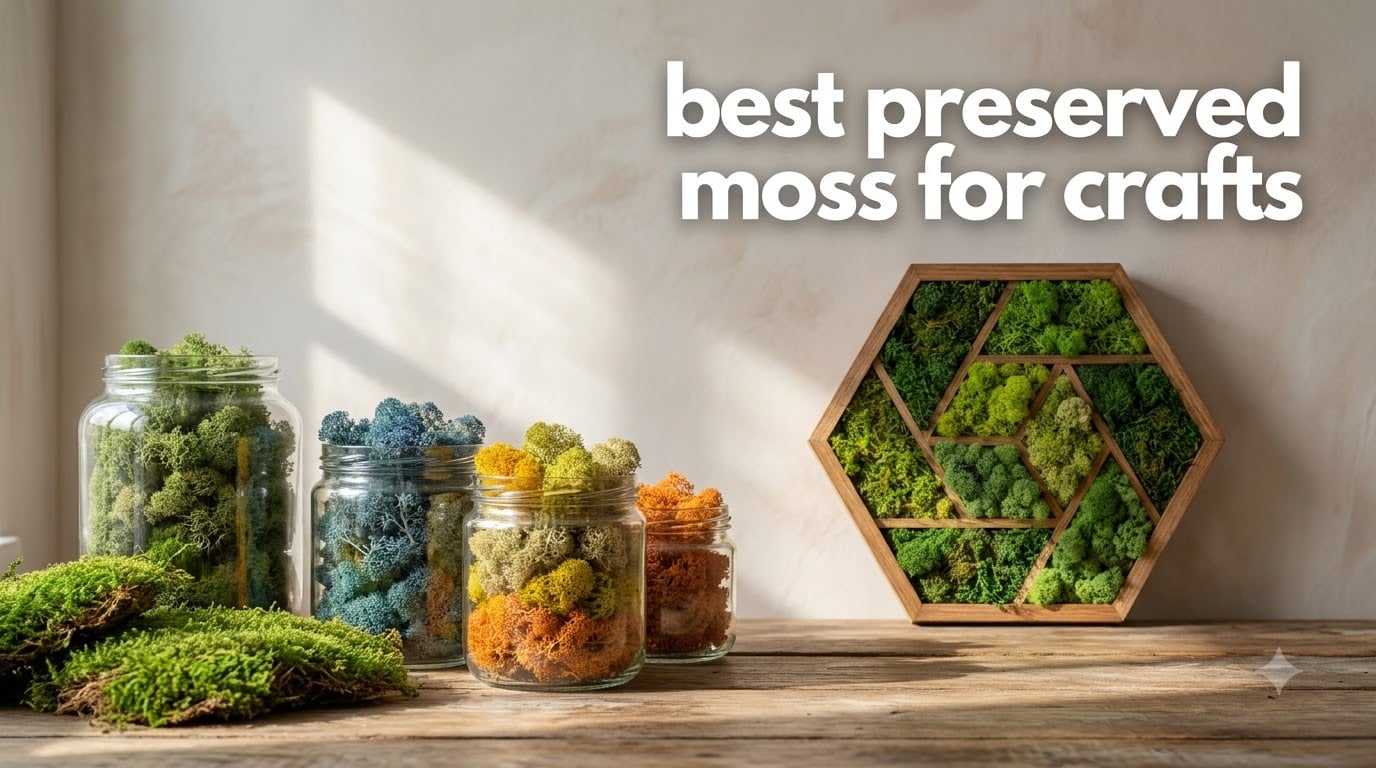 best preserved moss for crafts