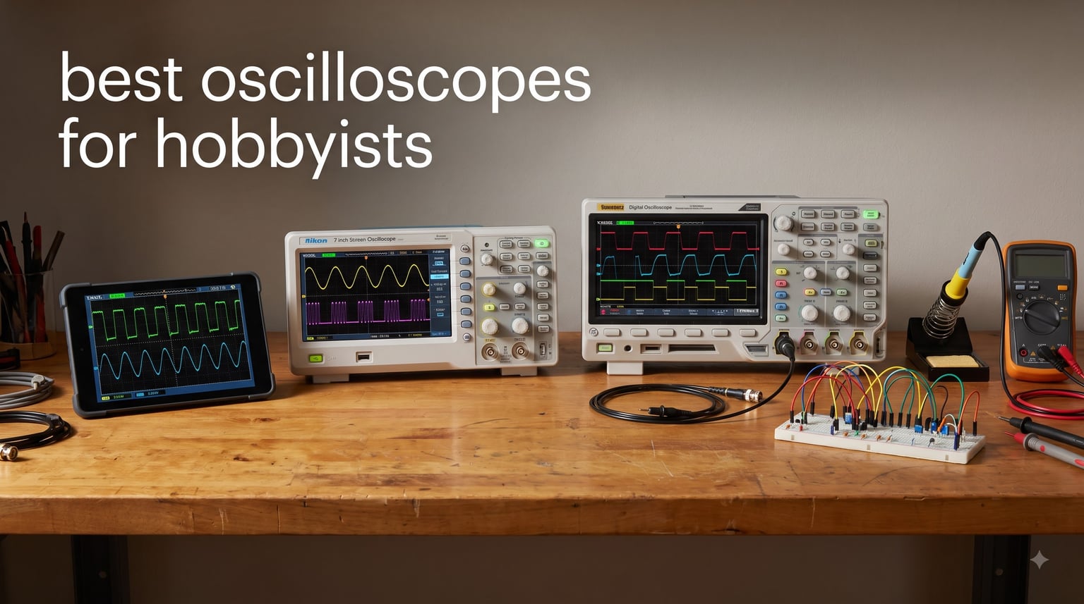 best oscilloscopes for hobbyists