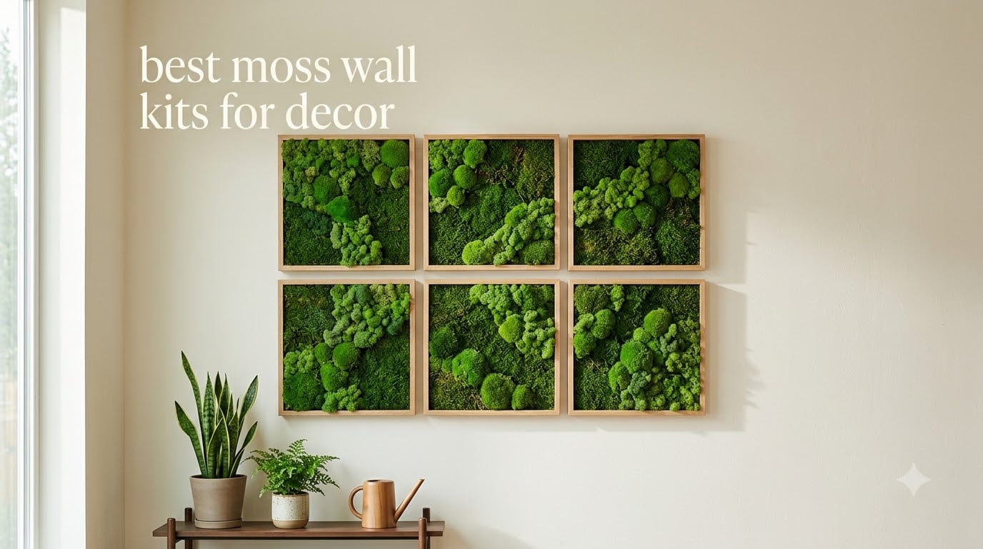 best moss wall kits for decor