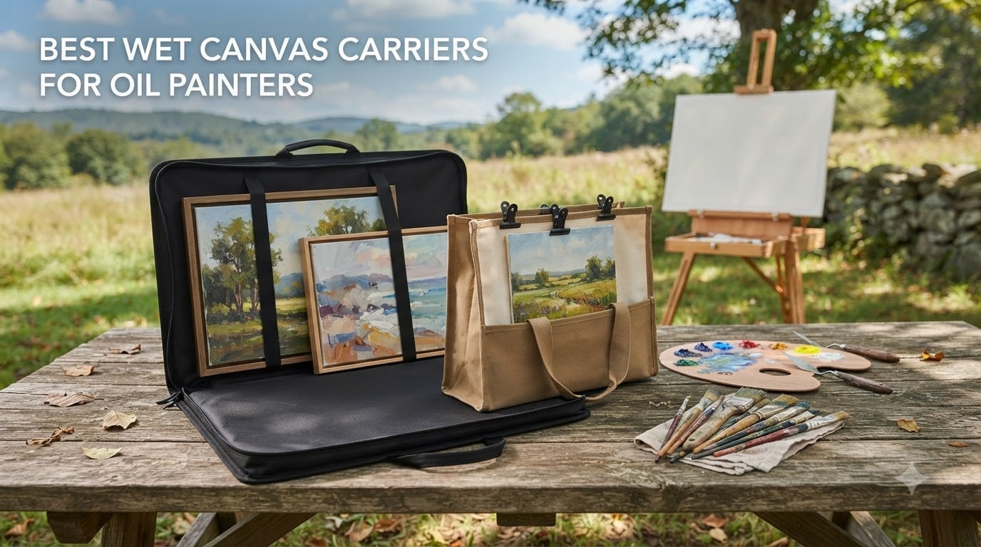 best wet canvas carriers for oil painters