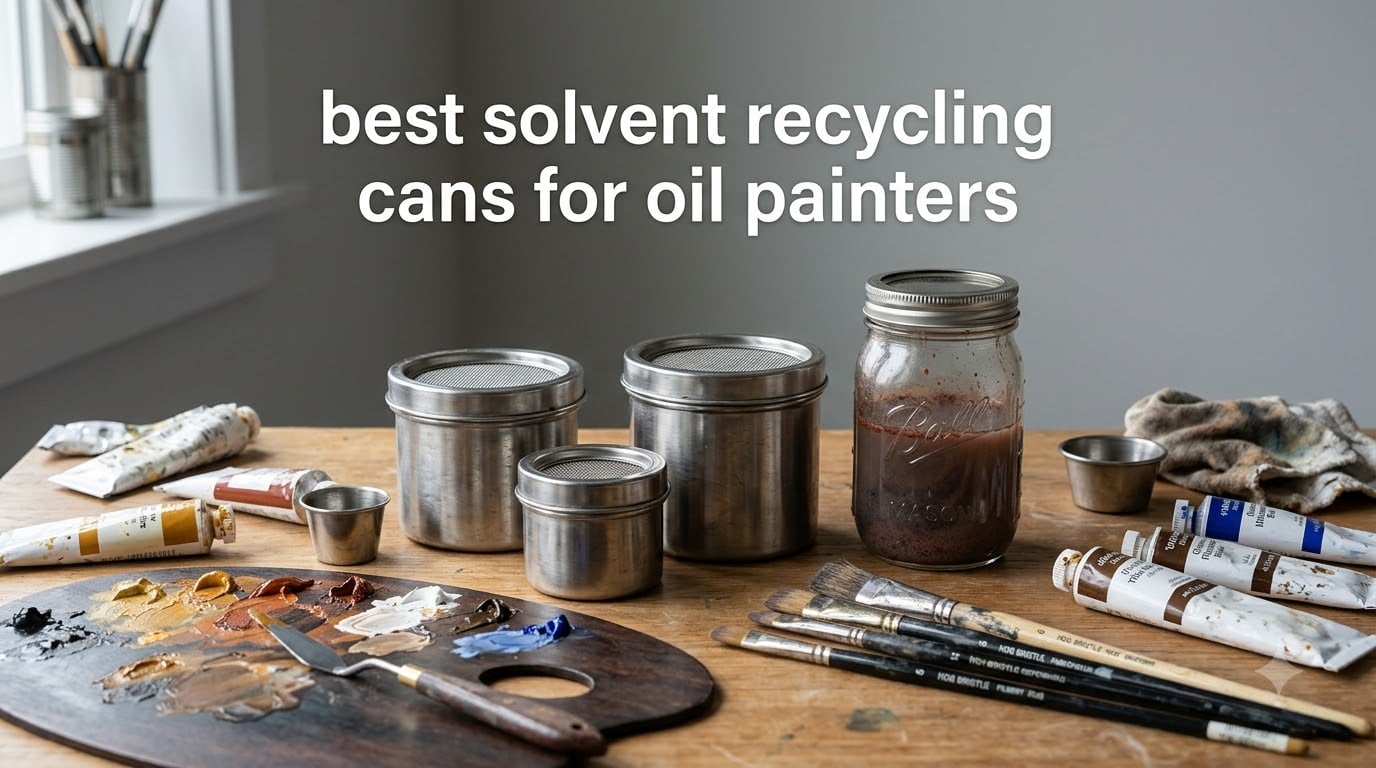 best solvent recycling cans for oil painters