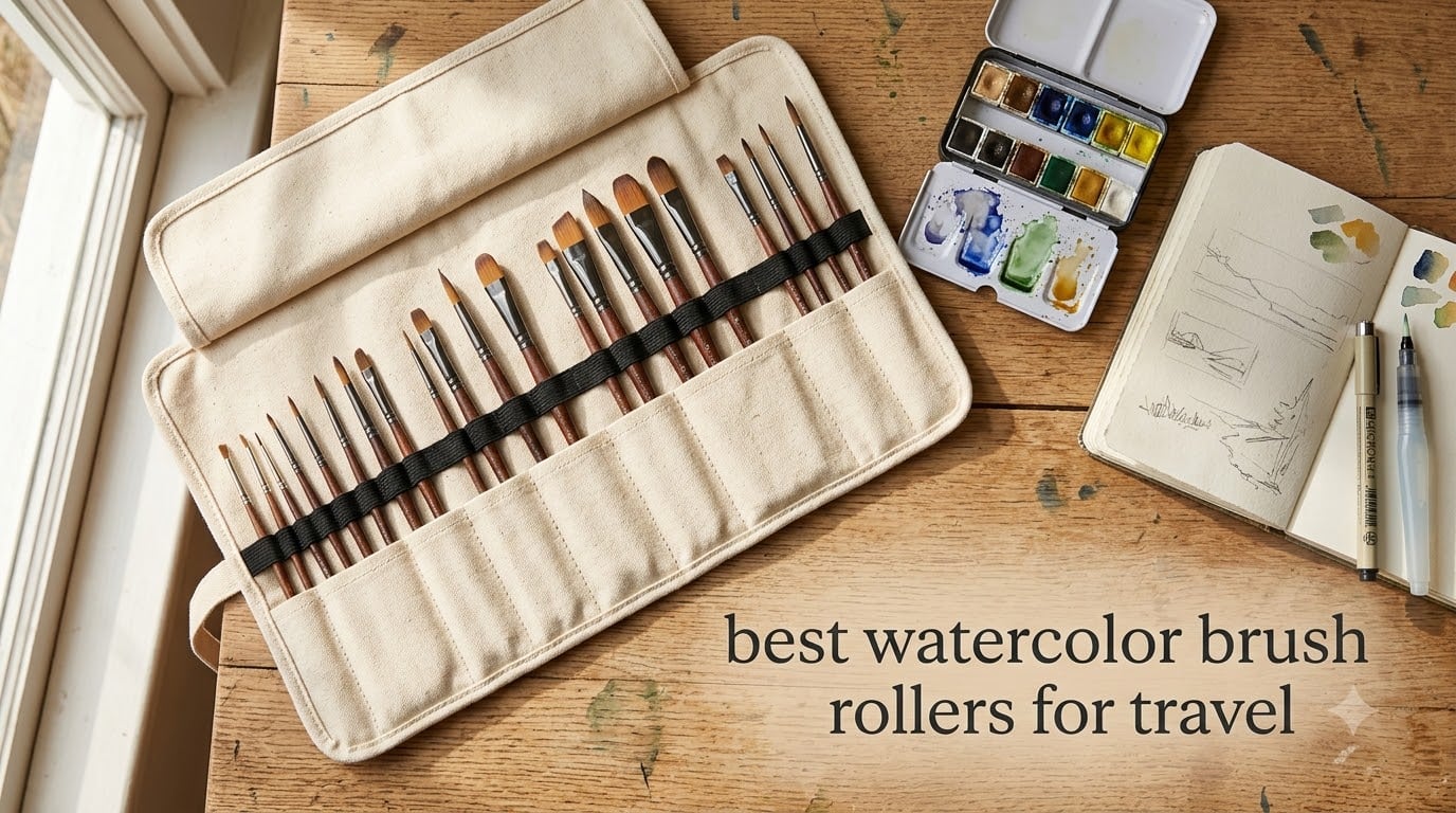 best watercolor brush rollers for travel