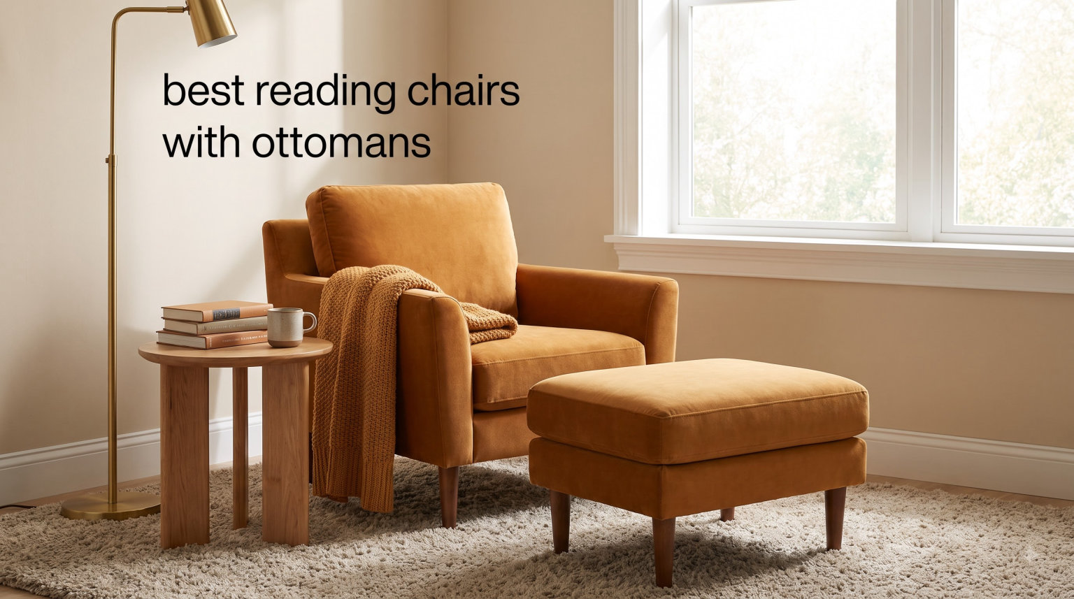 best reading chairs with ottomans
