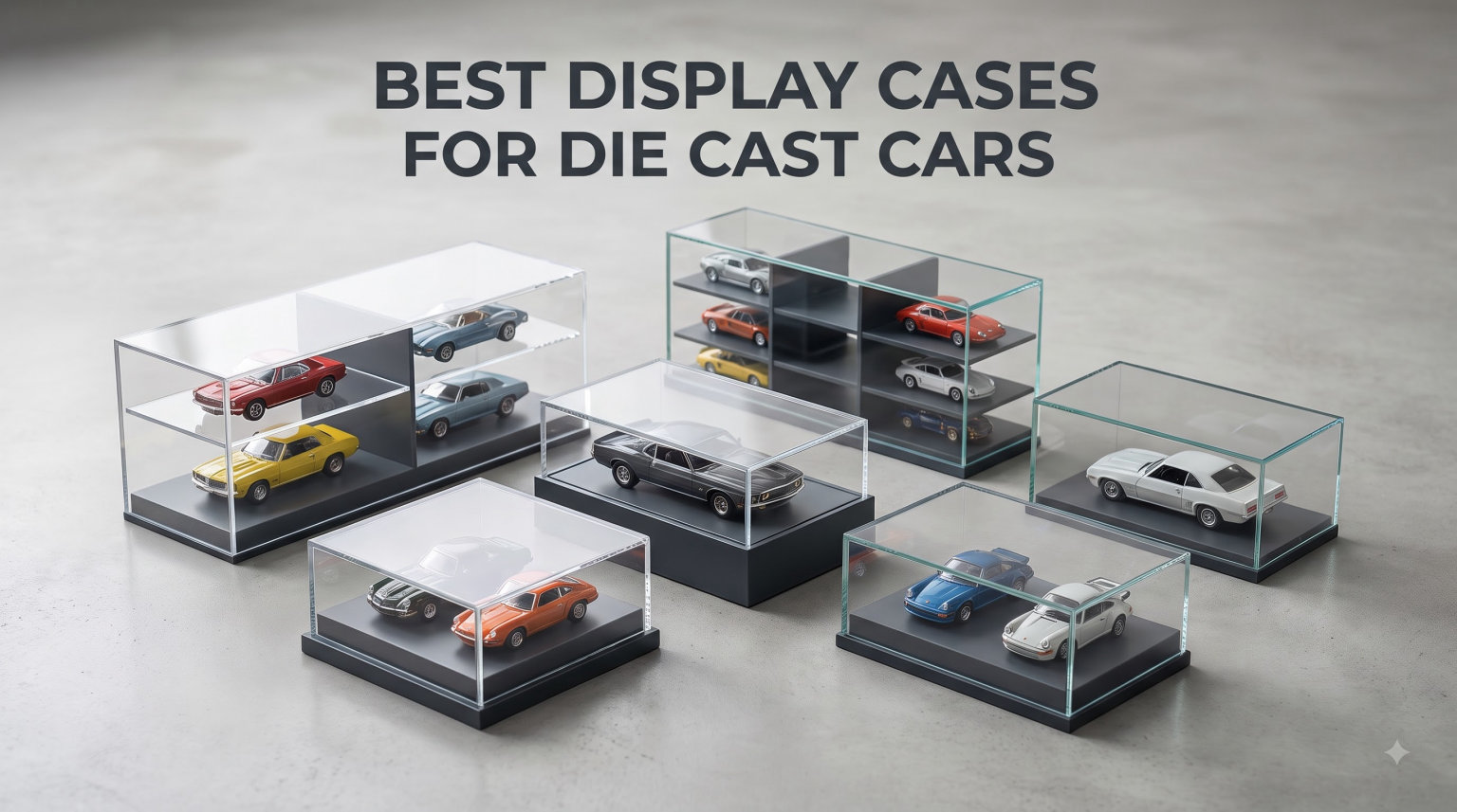 best display cases for die cast cars