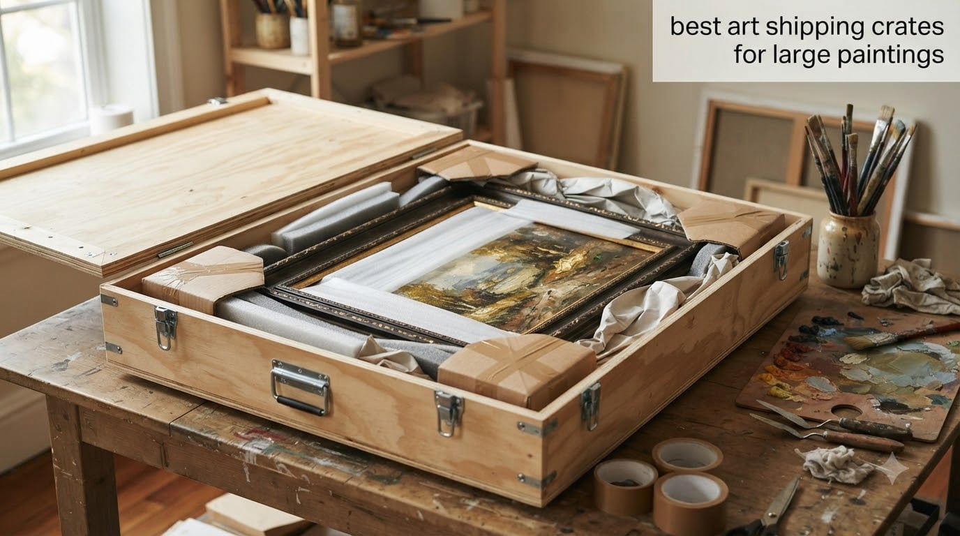 best art shipping crates for large paintings