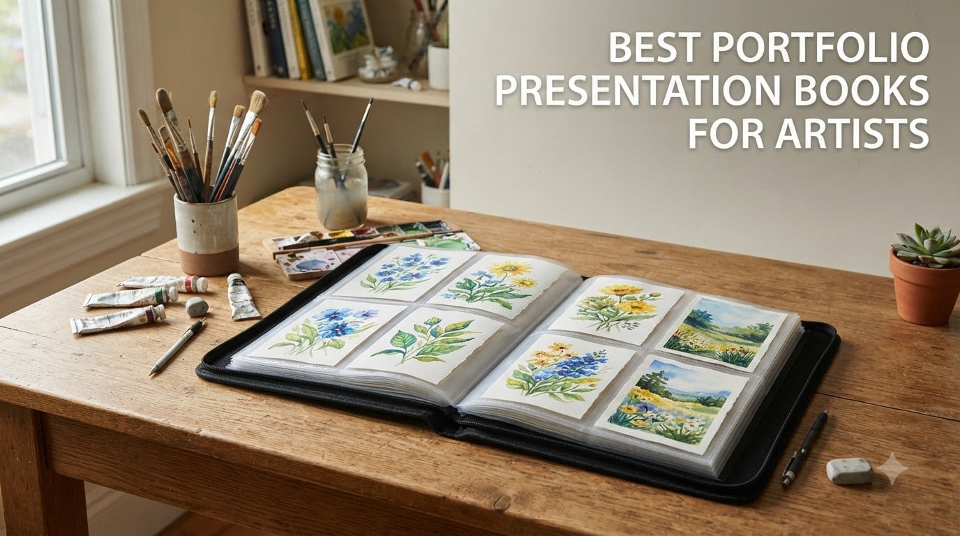 best portfolio presentation books for artists
