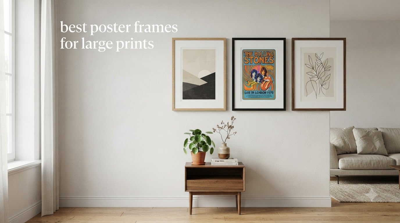 best poster frames for large prints