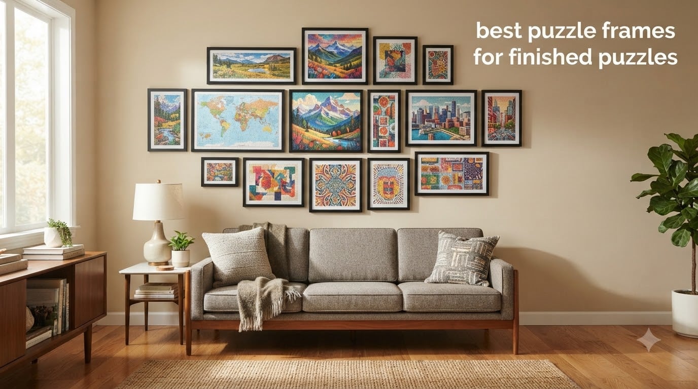 best puzzle frames for finished puzzles