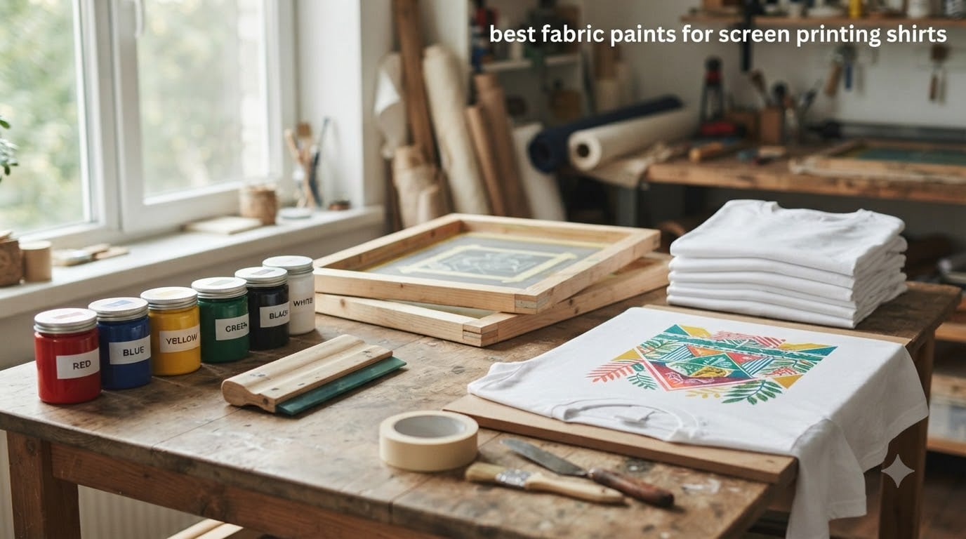 best fabric paints for screen printing shirts