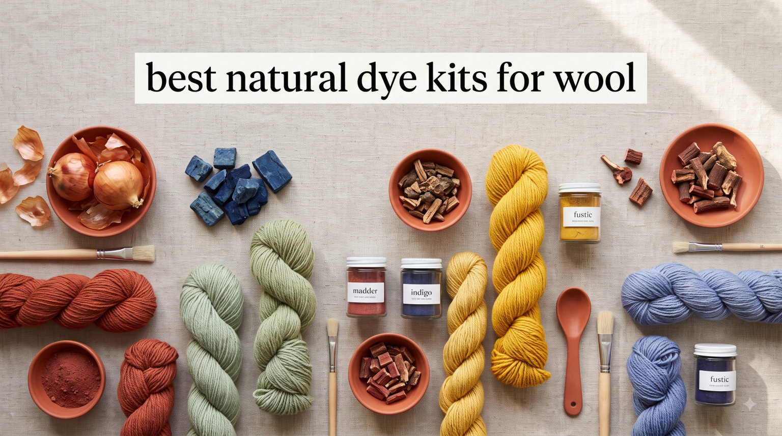 best natural dye kits for wool