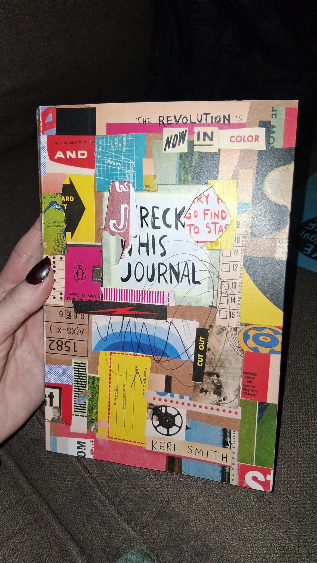 Wreck This Journal: Now in Color customer photo 1