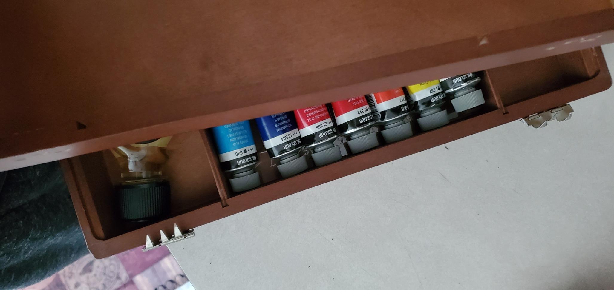 Van Gogh Oil Color Paint, 24x20ml Tubes + 2x60ml Tubes + Accessories, Wooden Box Expert Set customer photo 1