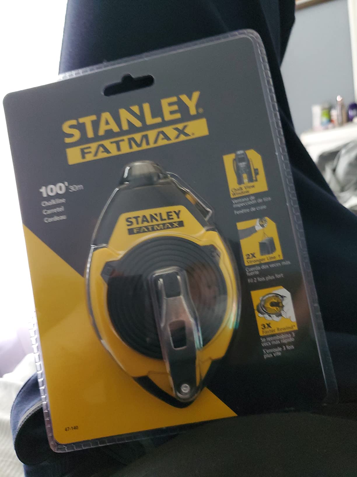 Stanley 100 Ft. Fatmax Chalk Line Reel customer photo 1