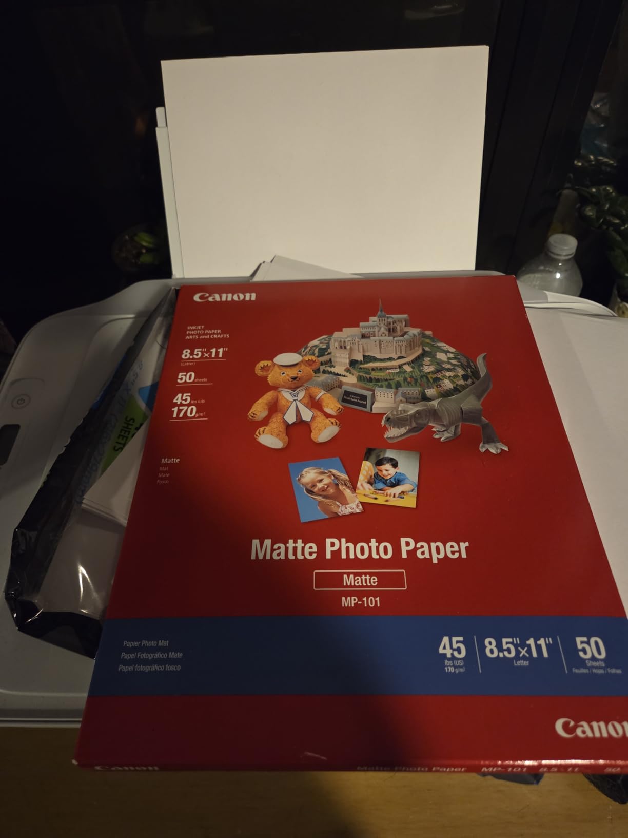 Canon 7981A004 Photo Paper Plus, Matte, 8-1/2 x 11 (Pack of 50 Sheets) customer photo 1