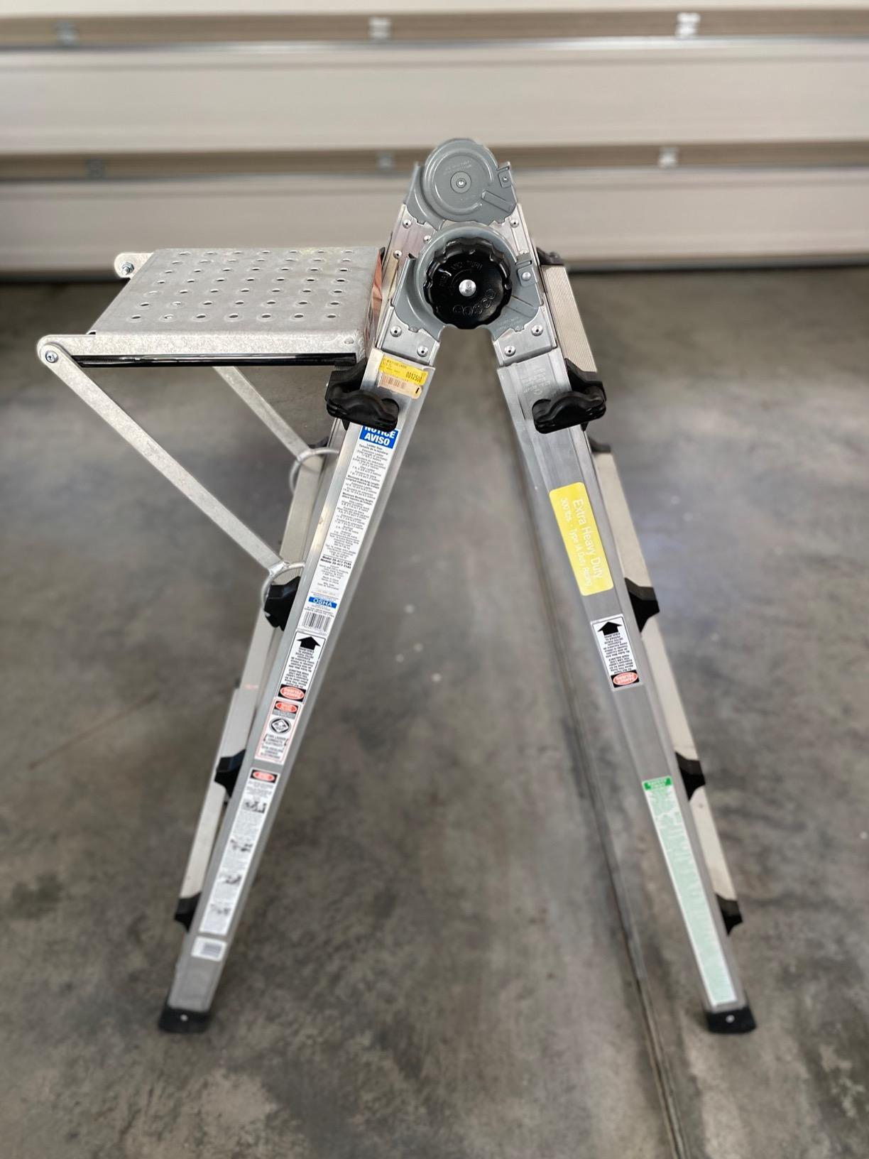 Little Giant Work Platform, Ladder Stand-Off Accessory, 10104 | Flat Standing Platform, Tool Tray, Anti-Fatigue, Fits Multi-Position Ladders, Rated up to 375 lbs. customer photo 2