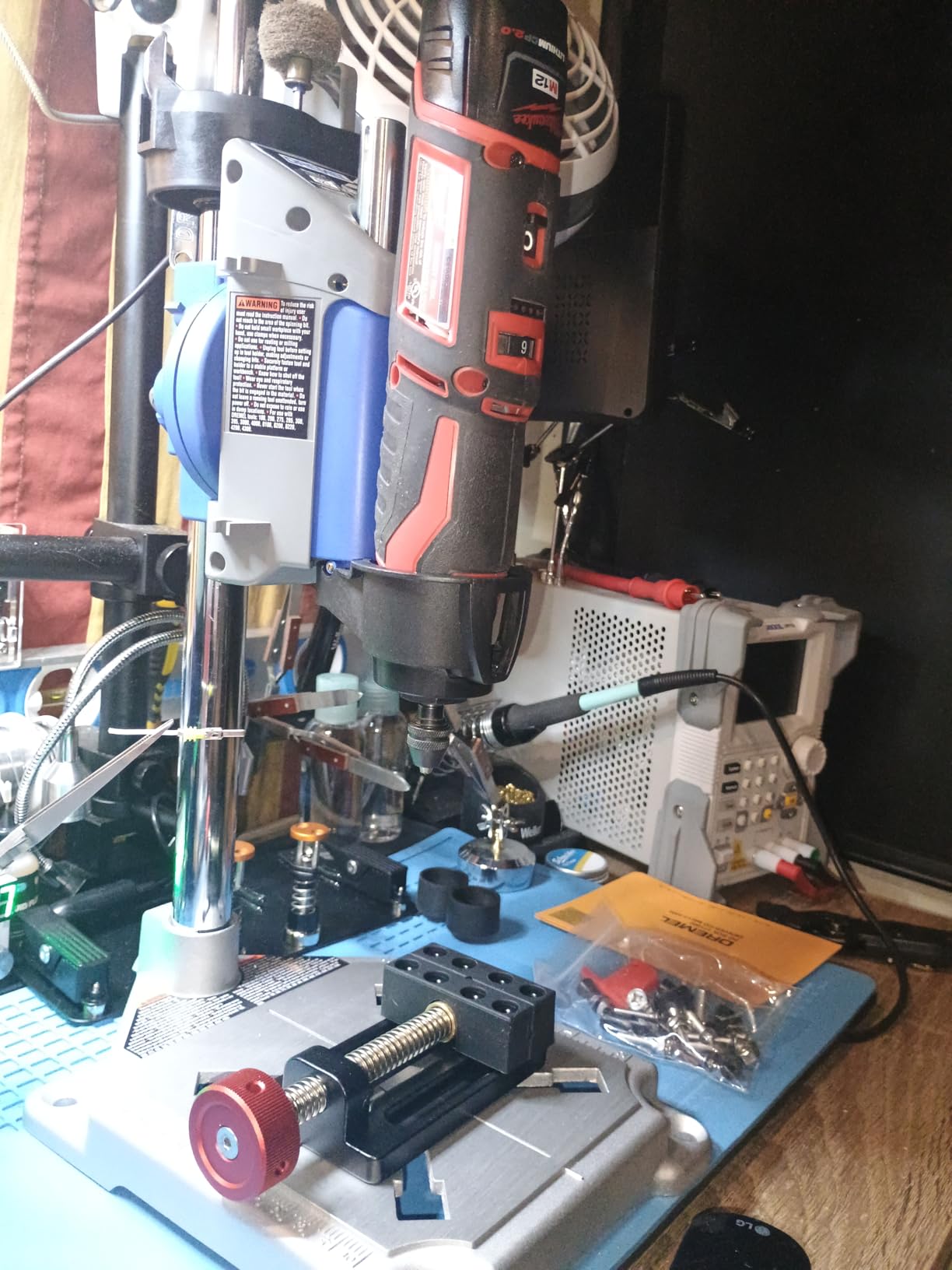 Dremel Drill Press Rotary Tool Workstation Stand (220-01) customer photo 2