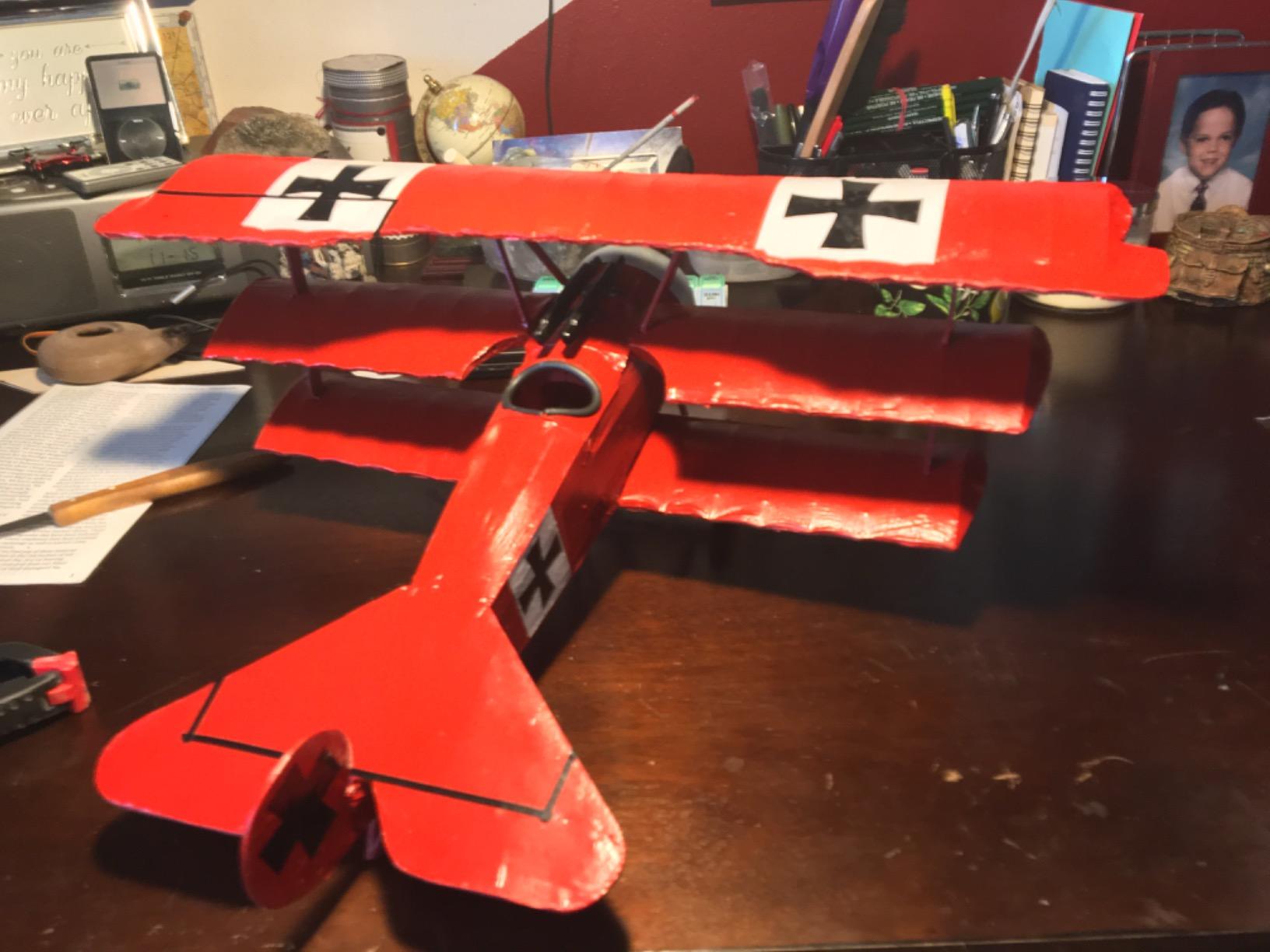 Guillow's Fokker DR1 Triplane Laser Cut Balsa Model Kit - 20 in Wingspan customer photo 2