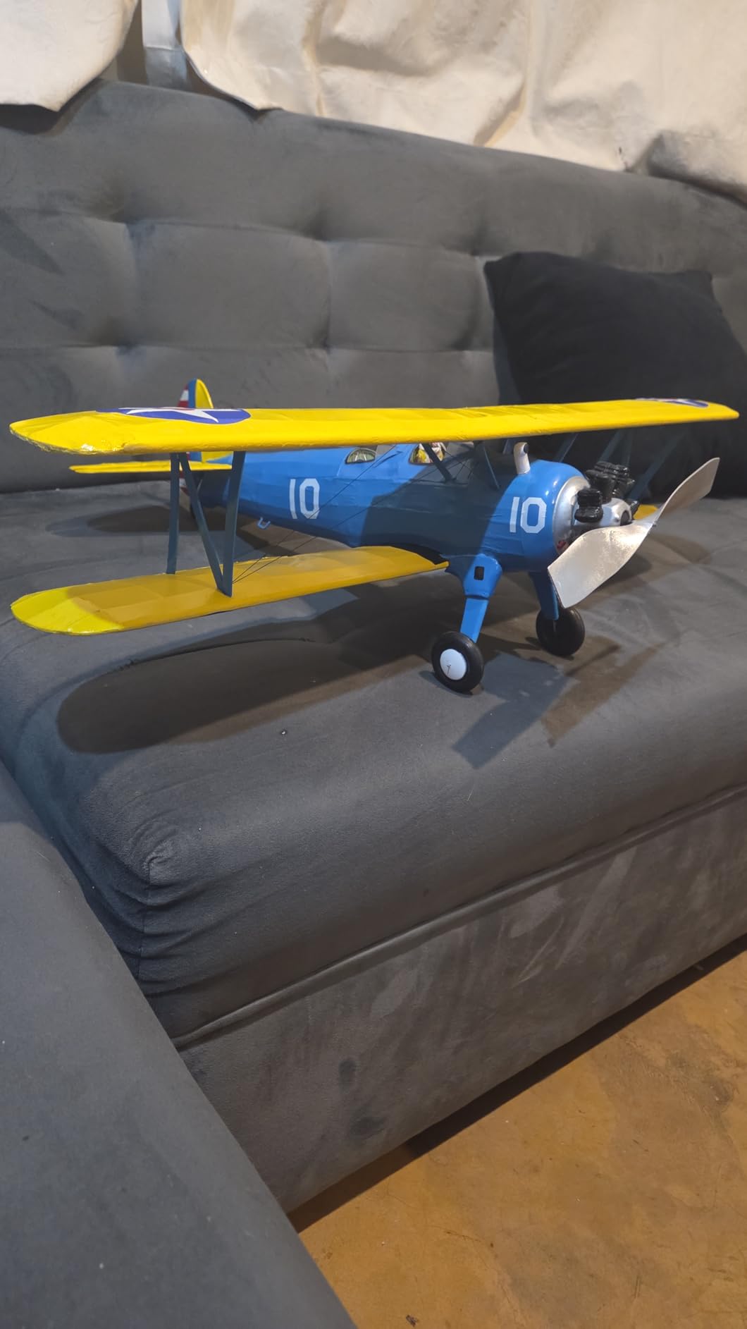 Guillow's Stearman PT-17 Model Kit, Navy PT-17 Biplane, 28-in Wingspan customer photo 1