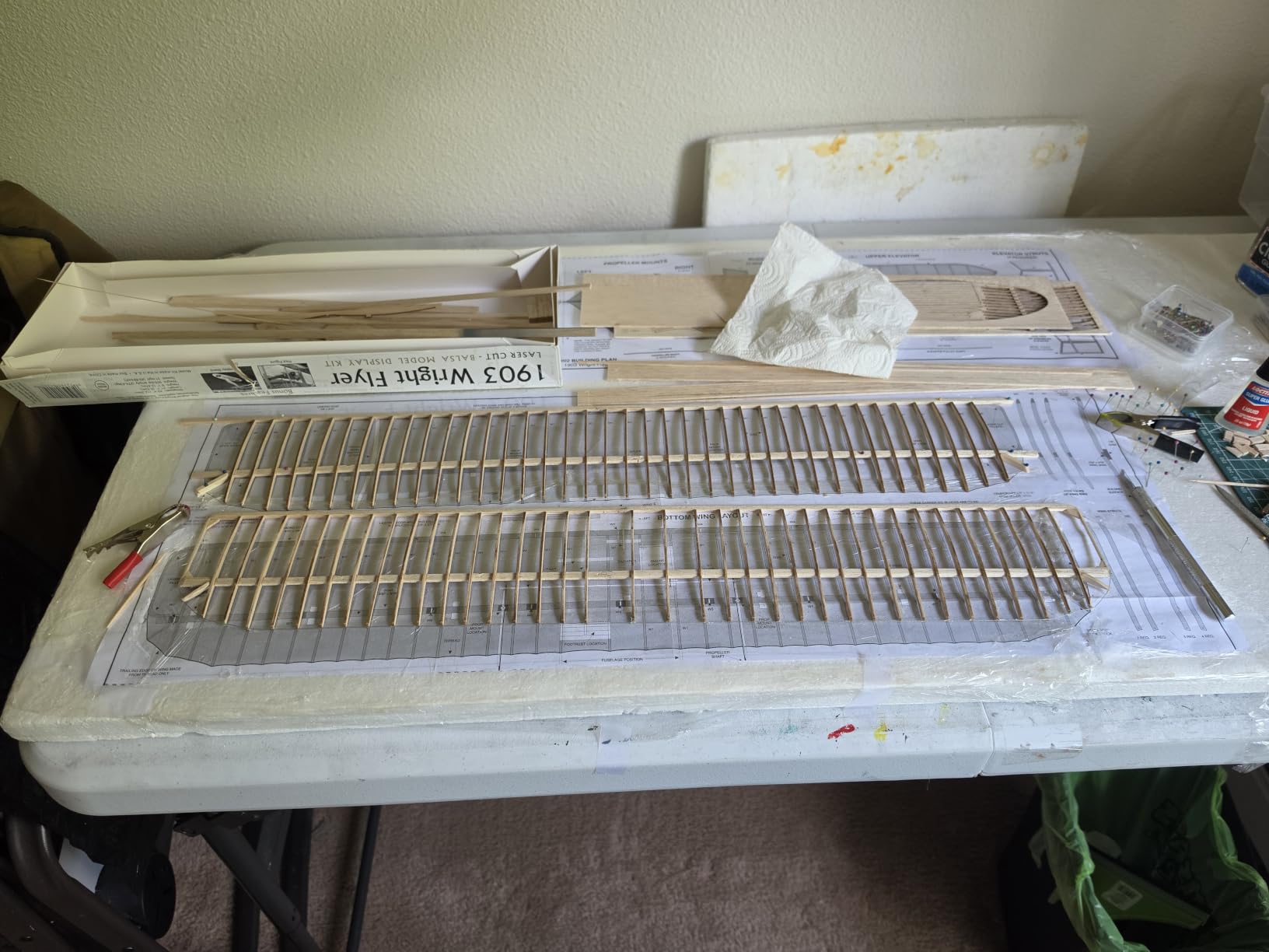 Guillow's 1903 Wright Brother Flyer Laser Cut Model Kit, Small customer photo 1