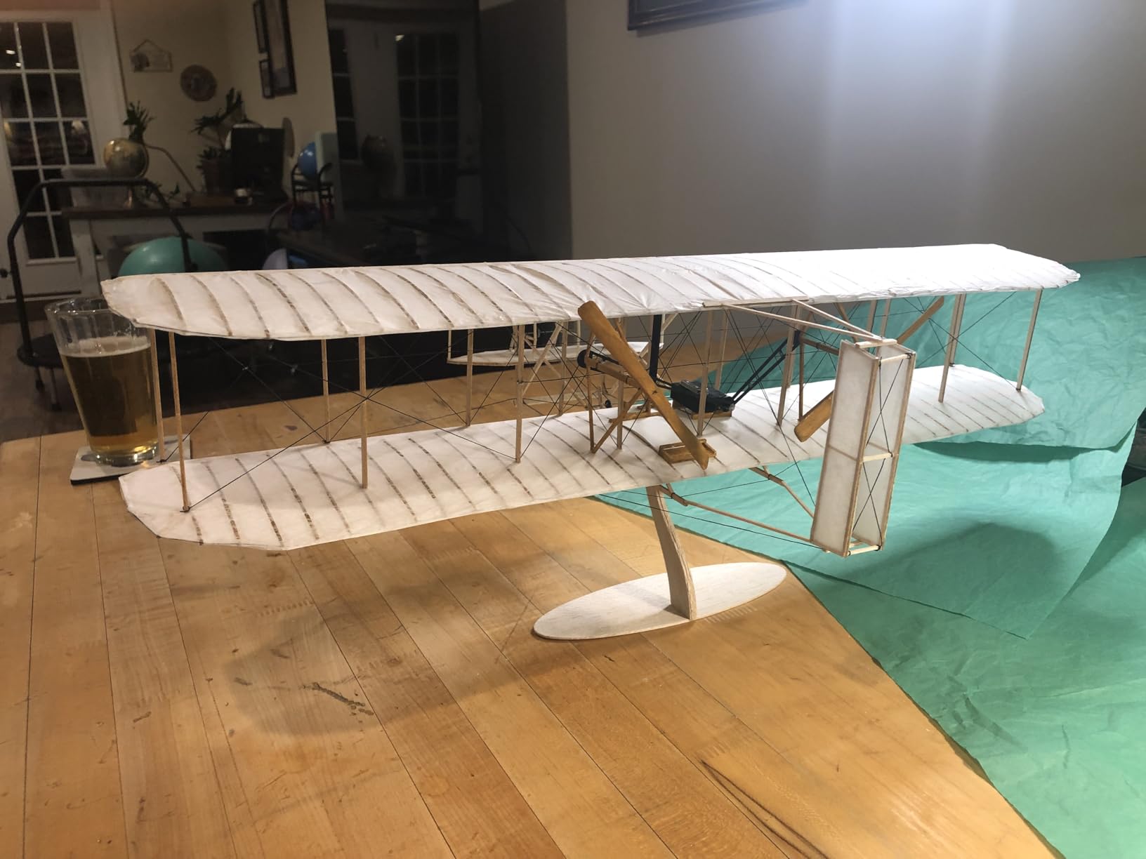 Guillow's 1903 Wright Brother Flyer Laser Cut Model Kit, Small customer photo 2