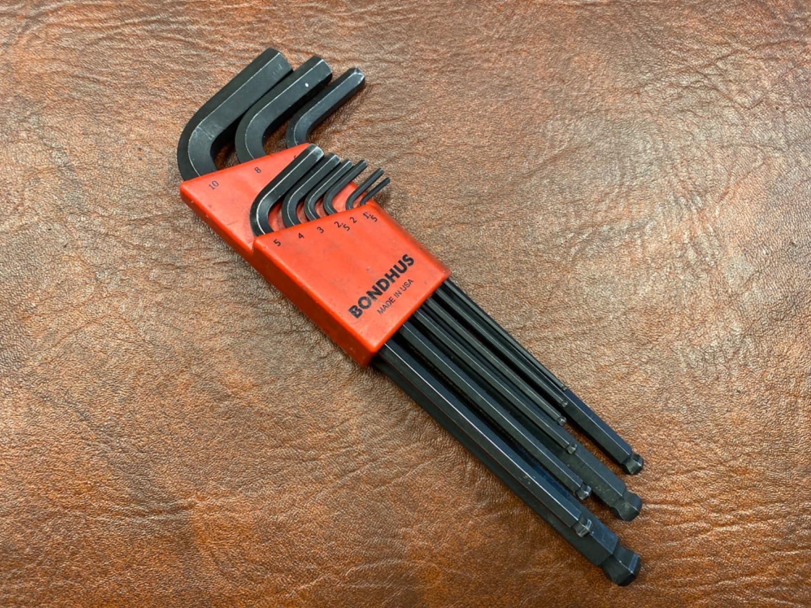 Bondhus 10999 Set of 9 Balldriver L-wrenches, ProGuard Finish, sizes 1.5-10mm customer photo 1