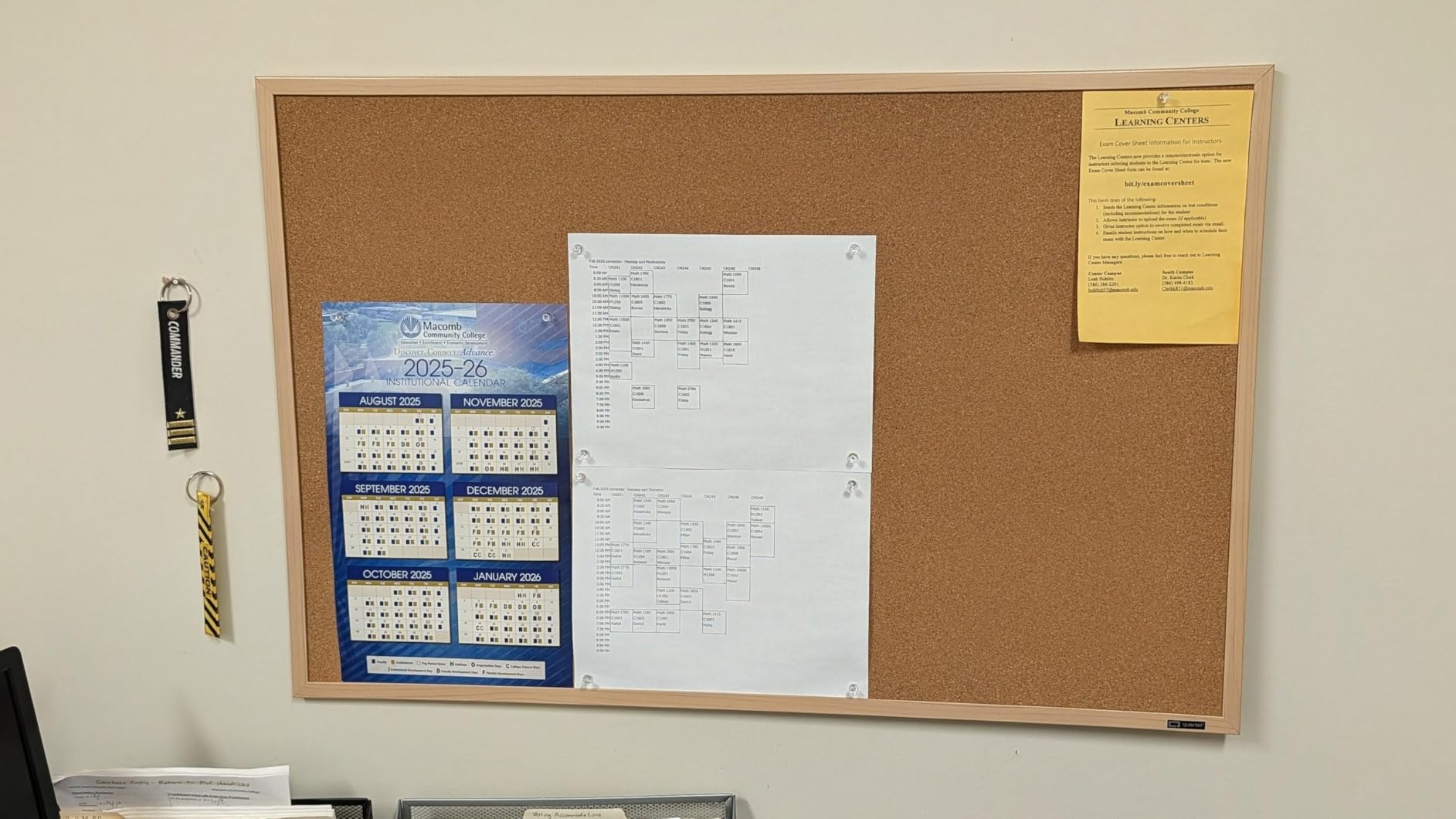 Quartet Cork Board Bulletin Board, 23
