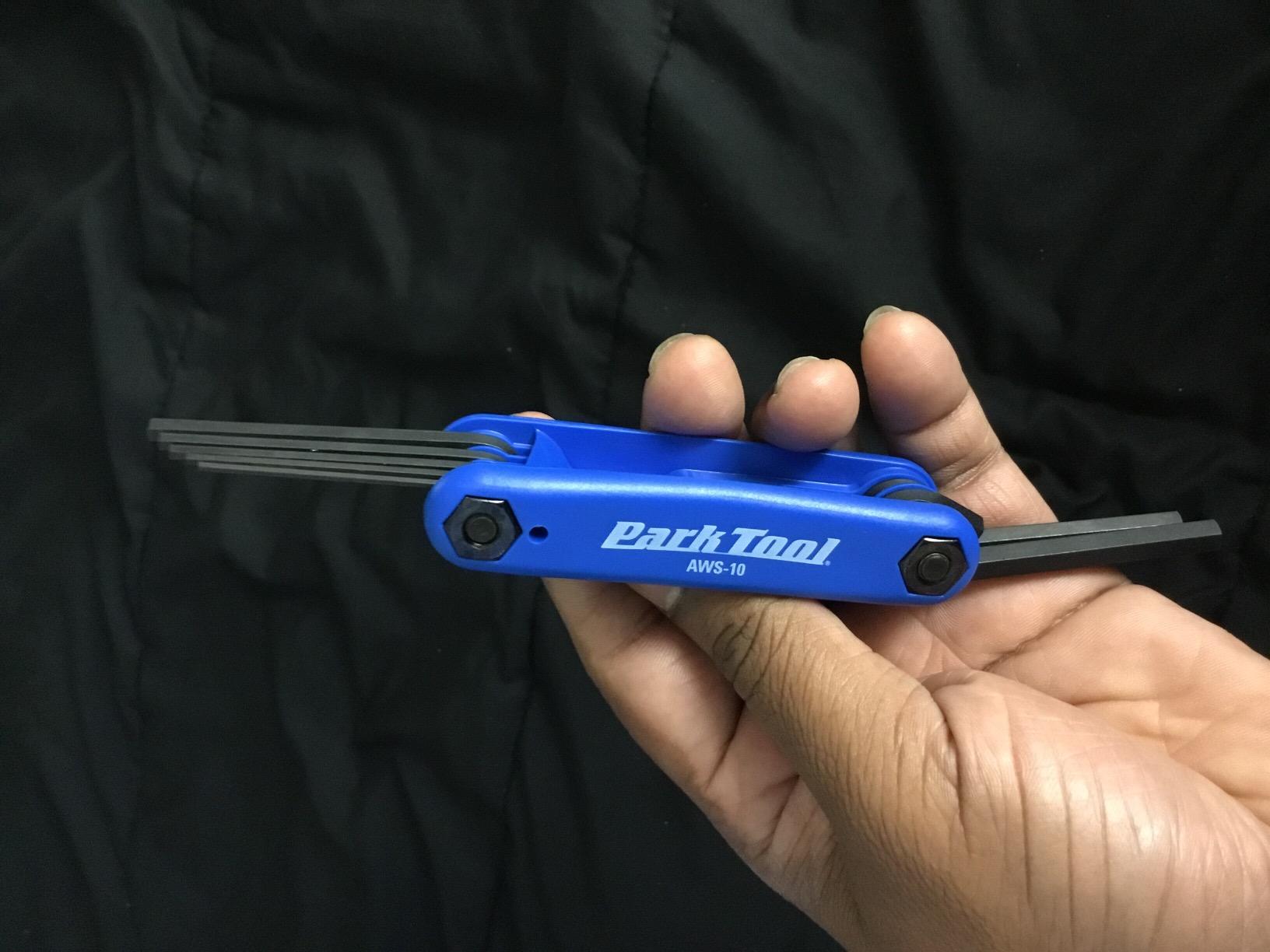 Park Tool AWS-10 Fold-Up Hex Wrench Set | 6mm customer photo 2