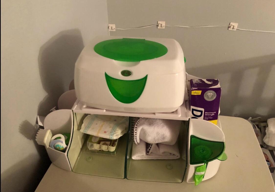 Munchkin Warm Glow Baby Wipe Warmer with Nightlight, White customer photo 1