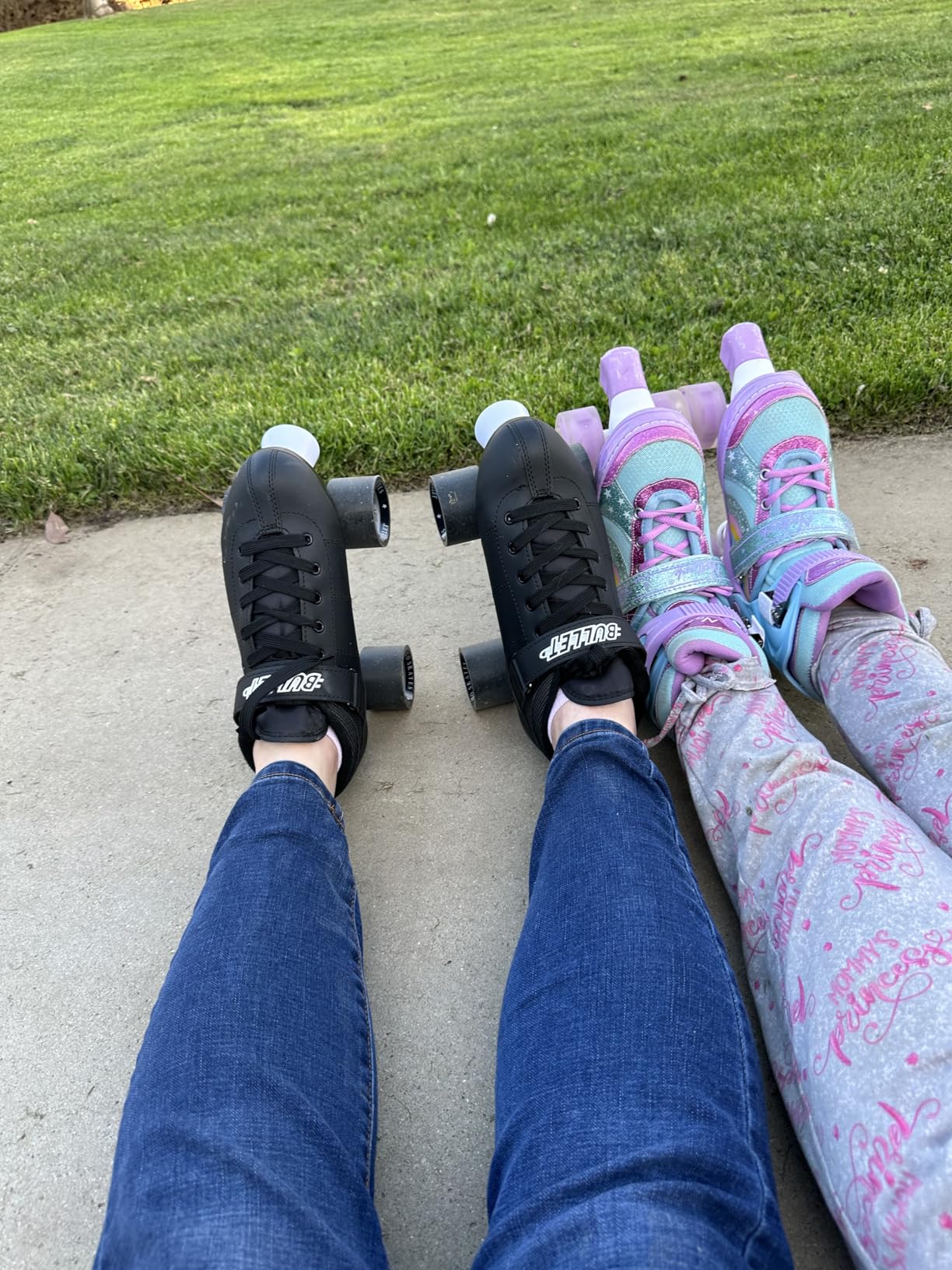 Chicago Skates Bullet Speed Roller Skates - Adjustable Quad Roller Skates Women Men, Durable Skates, Top Performance with Front Stopper, 62mm Urethane Wheels, Low-Cut Ankle Boot, Indoor Outdoor customer photo 2