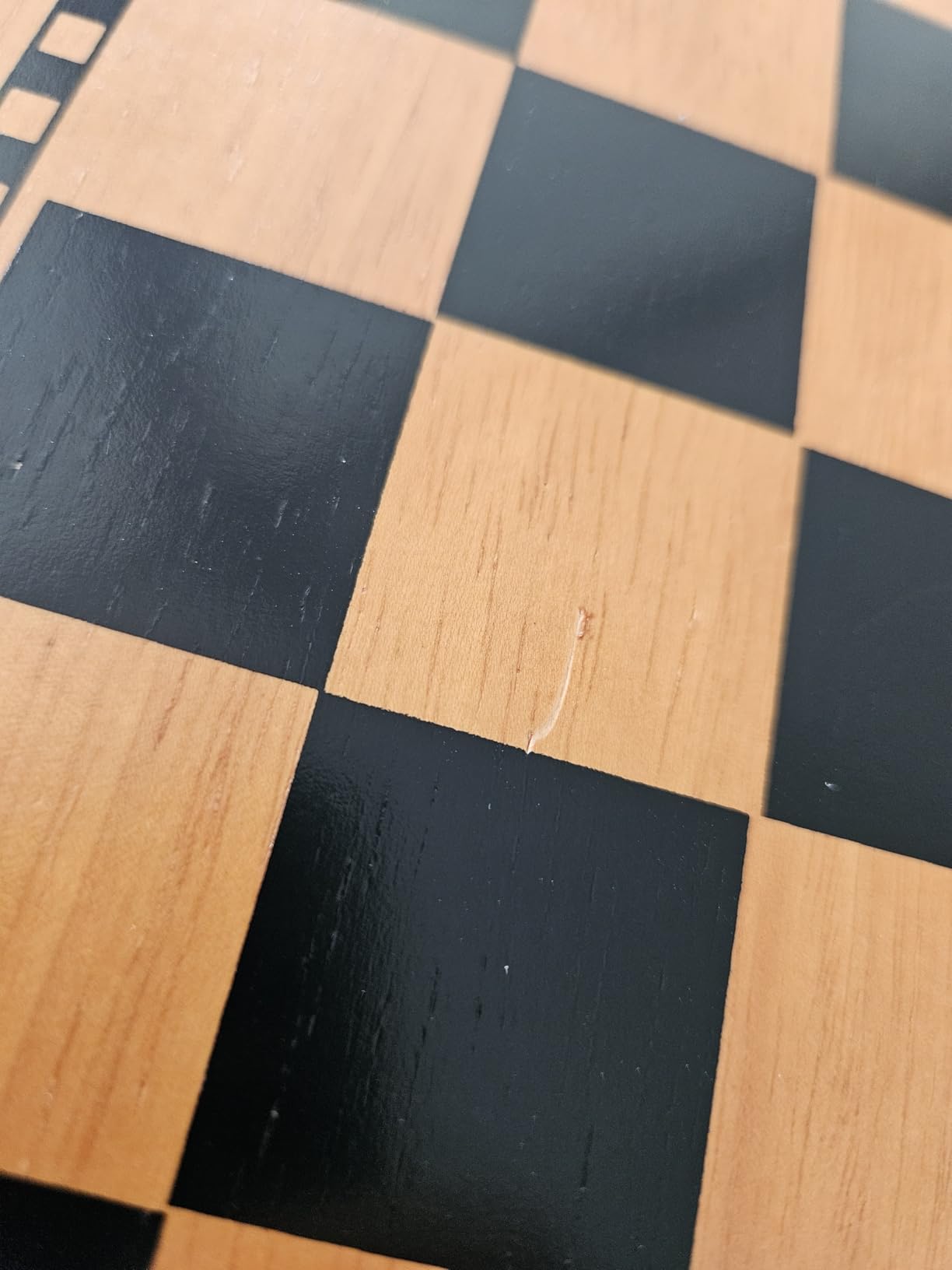 WE Games Solid Wood Checkers Board Game - 14.5-Inch Vintage Checkers Set with Inset Grooves & 24 Red & Black Board Game Pieces - Fun Family Table Game customer photo 1