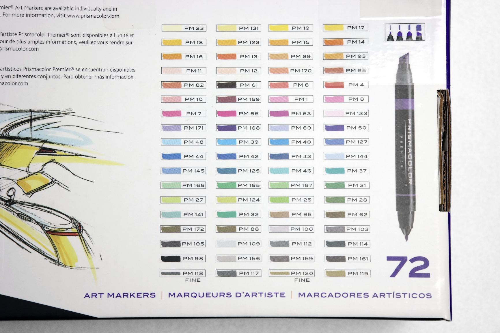 Prismacolor Premier Dual-Ended Art Markers, Alcohol Marker Set, Assorted Colors, 72 Count, Adult Coloring, Drawing, Arts & Crafts, Bible Study Supplies customer photo 1