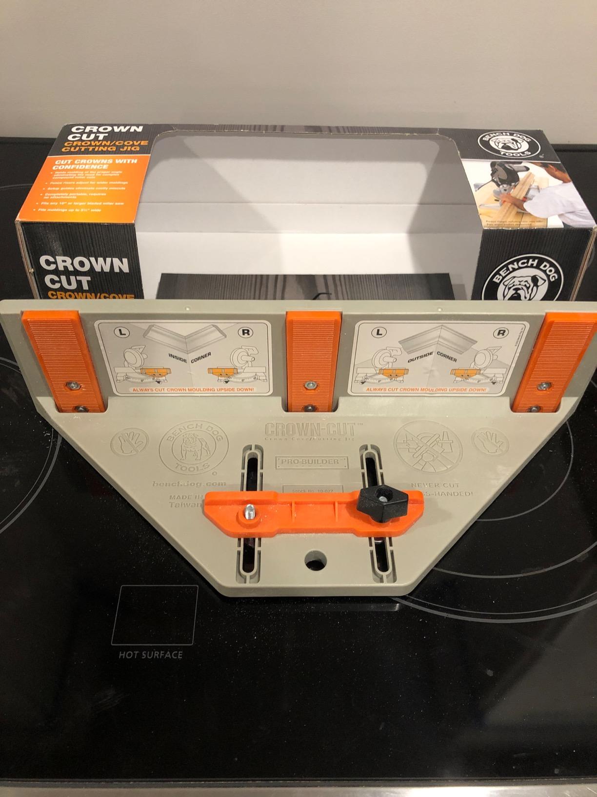 Rockler Cut Crown Molding Jig for Miter Saw w/Adjustable Fence, Easy Fit customer photo 2