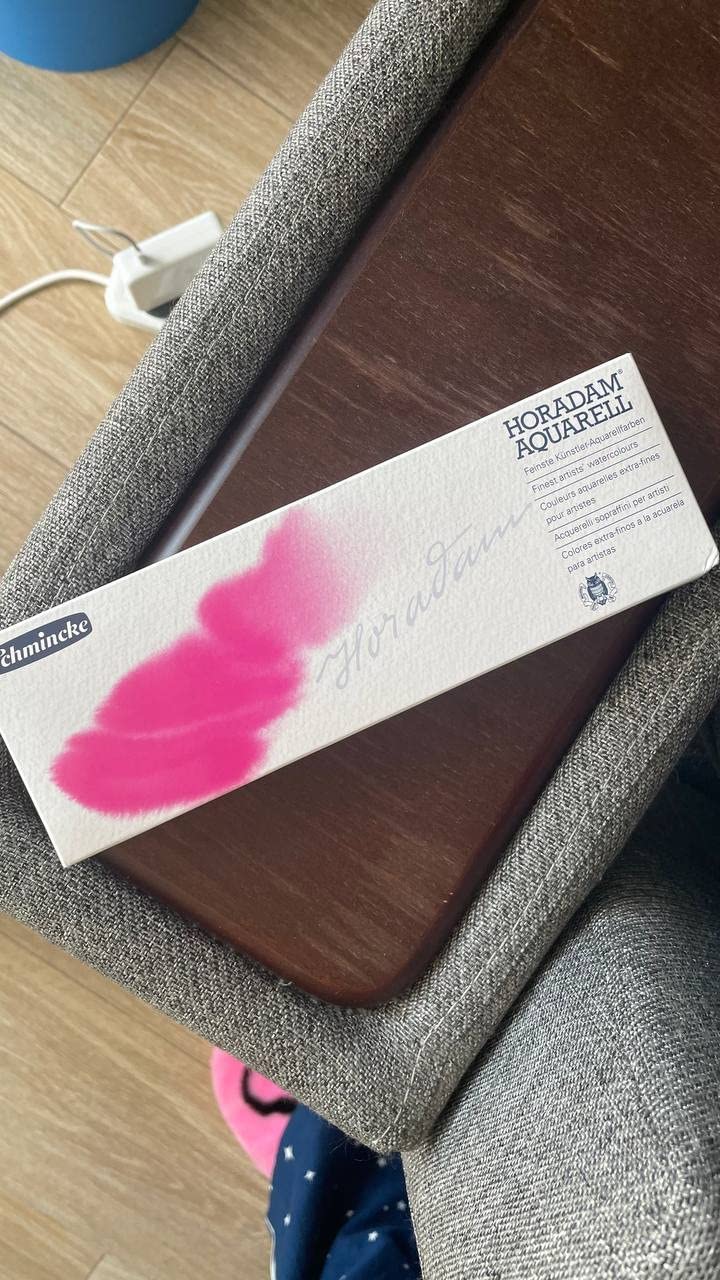 Schmincke HORADAM AQUARELL Color Box, 48 Finest Watercolors, 48 x 1/2 Pans, Black Metal Box customer photo 1