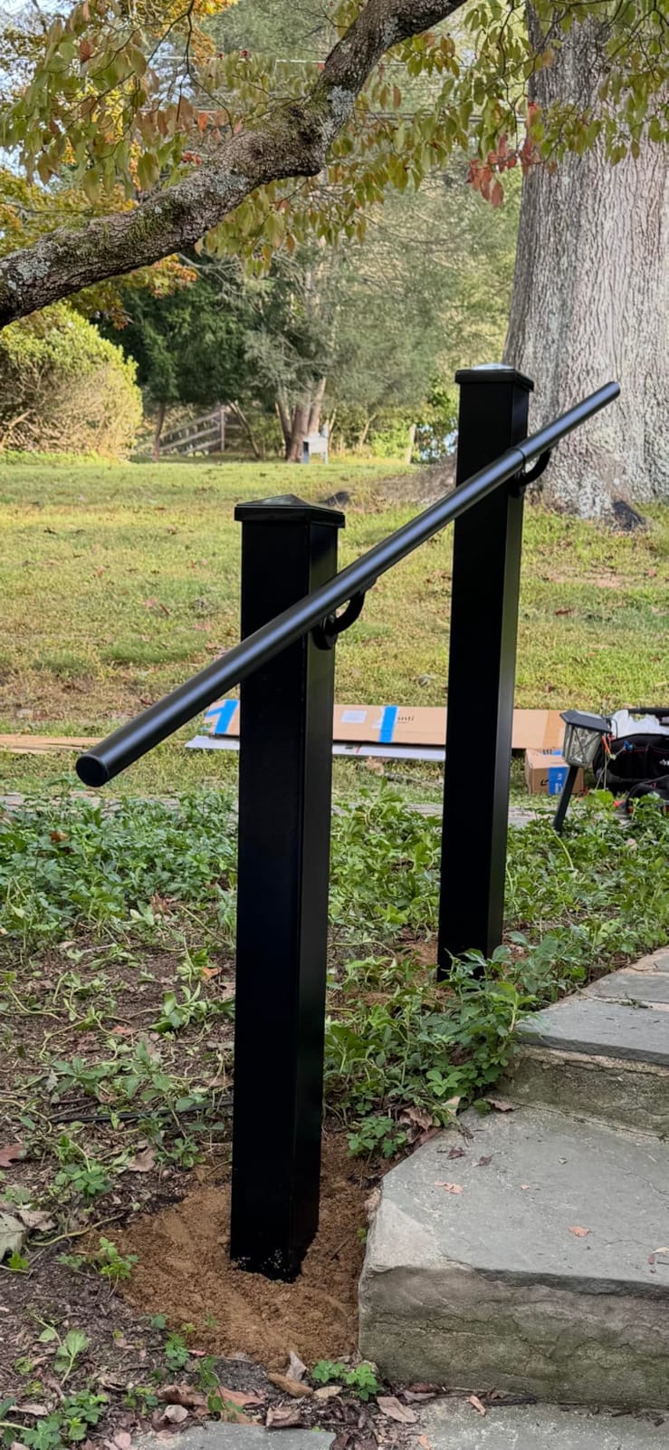 Mail Boss In-Ground Heavy Duty Steel Mailbox Post for Mail Boss Mailboxes | Rot-proof alternative to wood posts, powder-coated steel, pairs with all Mail Boss curbside mailboxes, in-ground install. customer photo 1